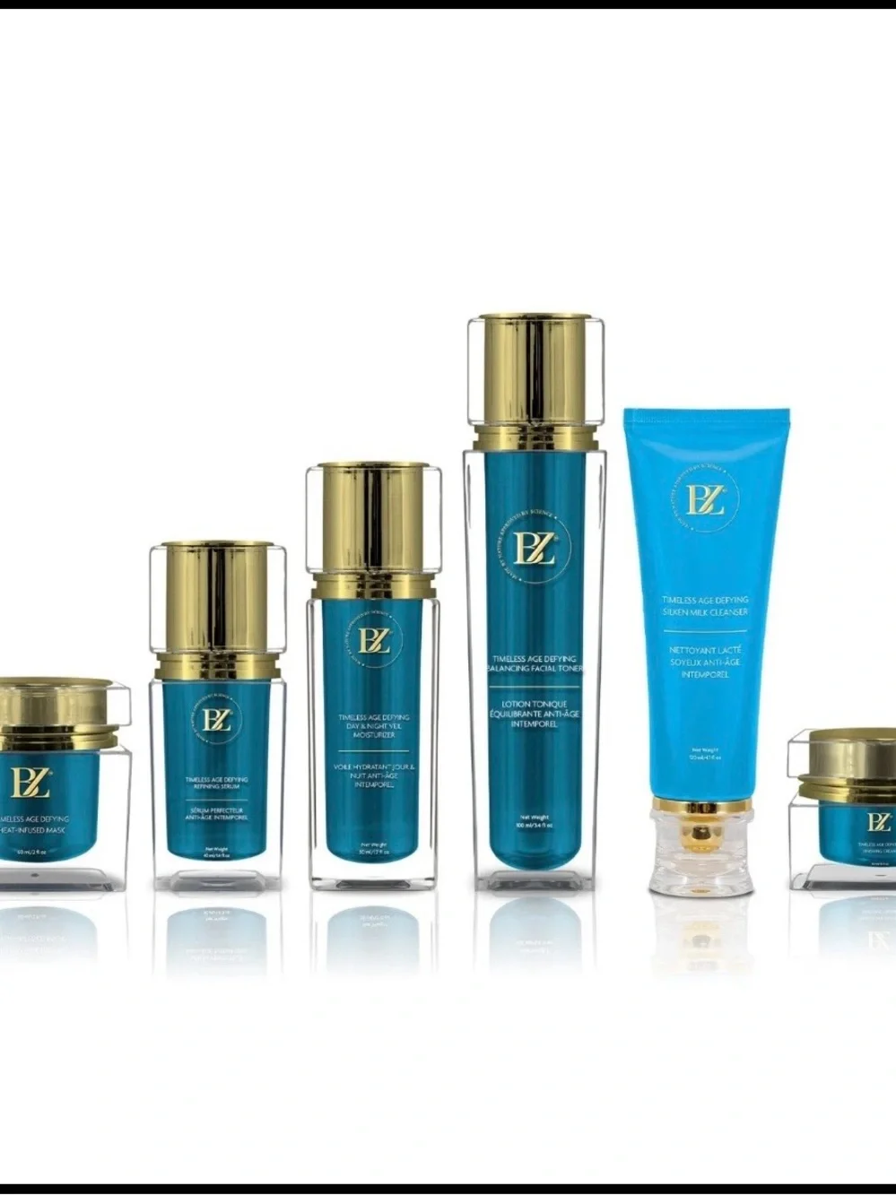 Below Zero Timeless Age-Defying Skincare Set NIB factory sealed